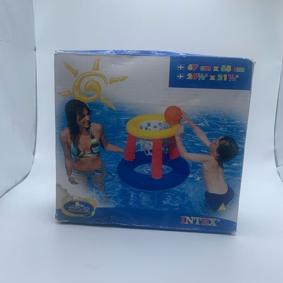 Vintage Intex‎ Pool Basketball Hoop Kids Water Sports 2008 NIB 67cm X 55cm - Picture 1 of 6